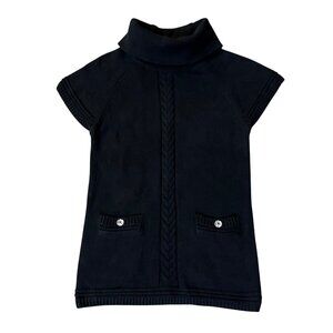 Gymboree Girls Sweater Tunic Black Knit Size 10-12 NEW With Tags